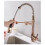 (Rose Gold) Contemporary Pull Out Mixer Taps for Kitchen Sink, Single Handle Comercial Spring Neck Tap with Single Handle Temperature Control 2