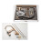 (Rose Gold) Contemporary Pull Out Mixer Taps for Kitchen Sink, Single Handle Comercial Spring Neck Tap with Single Handle Temperature Control 3