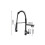 (Rose Gold) Contemporary Pull Out Mixer Taps for Kitchen Sink, Single Handle Comercial Spring Neck Tap with Single Handle Temperature Control 11