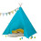 NEO Neo Blue Canvas Kids Indian Tent TeePee 1