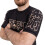 (X-Large) Scramble Drip Logo Short Sleeve Rash Guard 5