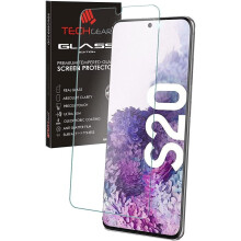 TECHGEAR GLASS Edition Compatible with Samsung Galaxy S20 / S20 5G, Tempered Glass Screen Protector Cover [9H Hardness] [No-Bubble]
