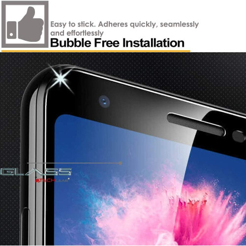 Techgear [2 Pack] TECHGEAR Pixel 4 Tempered Glass Screen Protector, GLASS Edition [9H Hardness] [No-Bubble] Compatible with Google Pixel 4 2