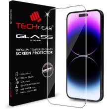 TECHGEAR GLASS Edition for iPhone 14 Pro Max 6.7", Tempered Glass Screen Protector Cover [9H Hardness] [No-Bubble]