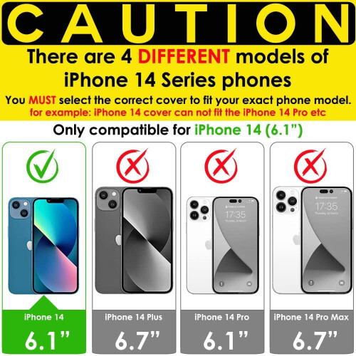 Techgear TECHGEAR 3D GLASS Edition for iPhone 14 [FULL Screen Adhesion] & [Full Coverage] Tempered Glass Screen Protector Compatible with iPhone 14 6.1" 1