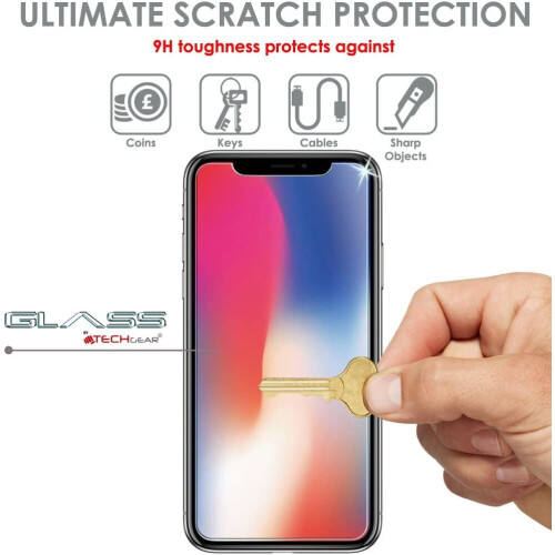 Techgear TECHGEAR Screen Protector for iPhone 11, iPhone XR, Genuine Tempered Glass Screen Protector Compatible with Apple iPhone 11 / iPhone XR (6.1") 2