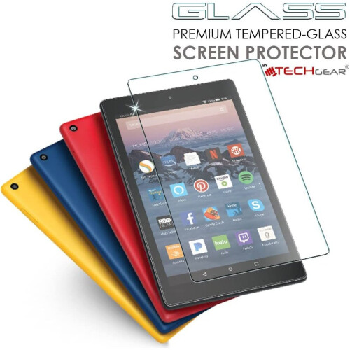 Techgear TECHGEAR GLASS Edition fits Previous Amazon Fire 7" Tablet (2019 Release / 9th Generation) - Genuine Tempered Glass Screen Protector Cover 2