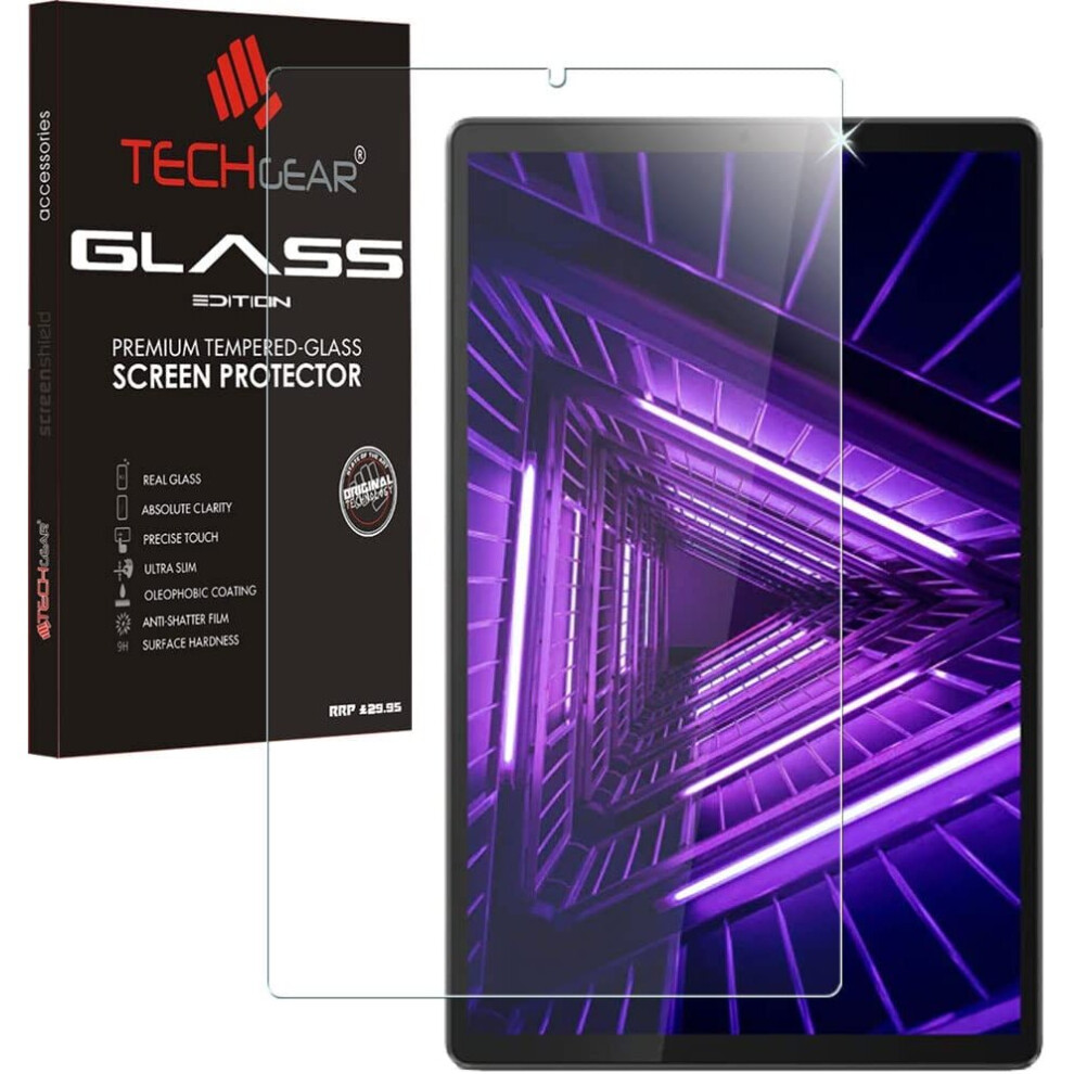 TECHGEAR GLASS Edition Screen Protector fits Lenovo Tab K10 / Tab M10 Plus 2nd Gen 2020 (10.3") TB-X606 / TB-X6C6 Tempered Glass Protector [No-Bubble]