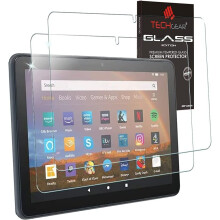 TECHGEAR [2 Pack] Tempered Glass Screen Protectors for All New Amazon Fire HD 10" / HD 10" Plus Tablets (2021 / 11th Generation) [No-Bubble]