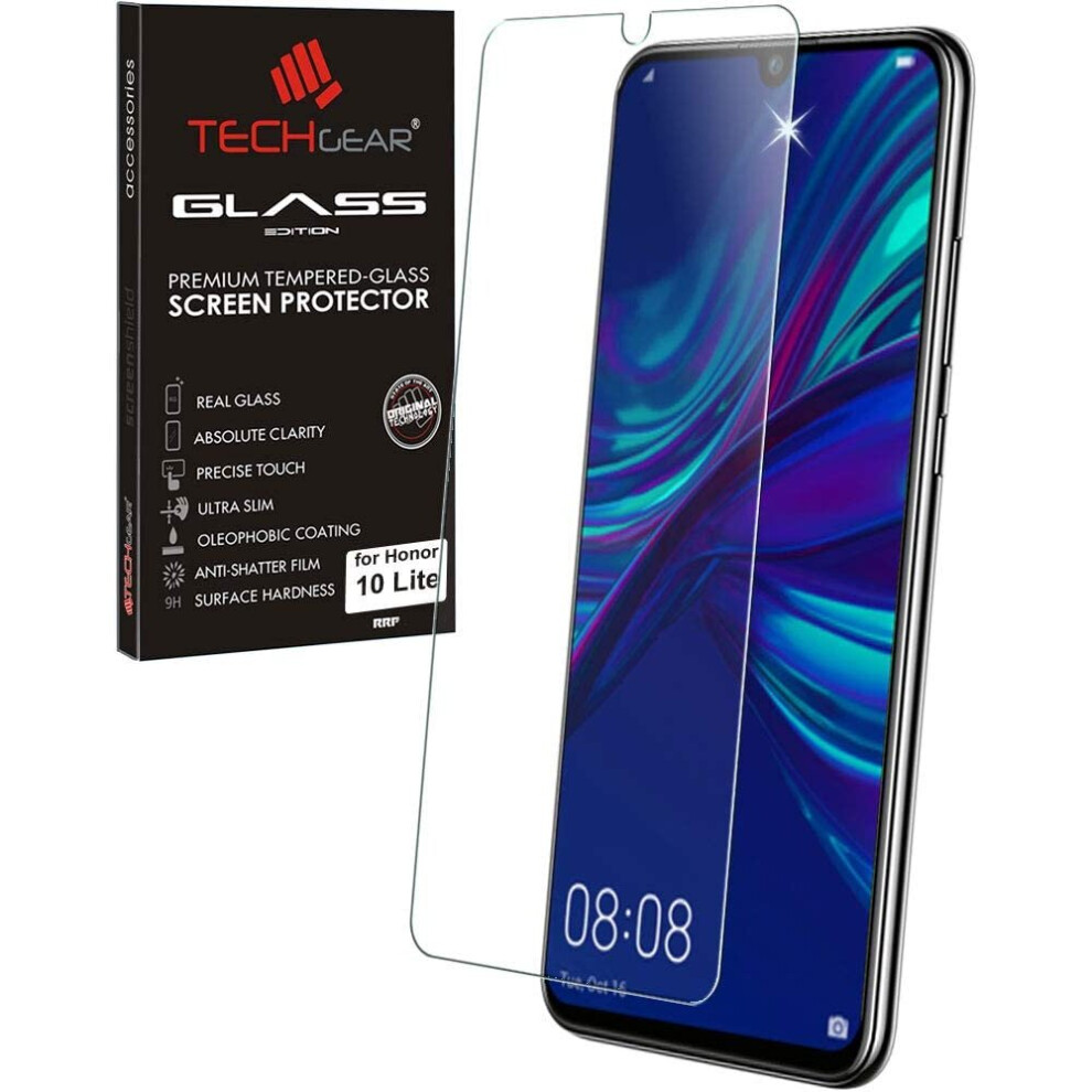 TECHGEAR GLASS Edition for Honor 10 Lite Genuine Tempered Glass Screen Protectors  Compatible with Honor 10 Lite