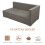 Garden Corner L Shaped Sofa Set Fully Assembled 5