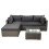 Garden Corner L Shaped Sofa Set Fully Assembled 7