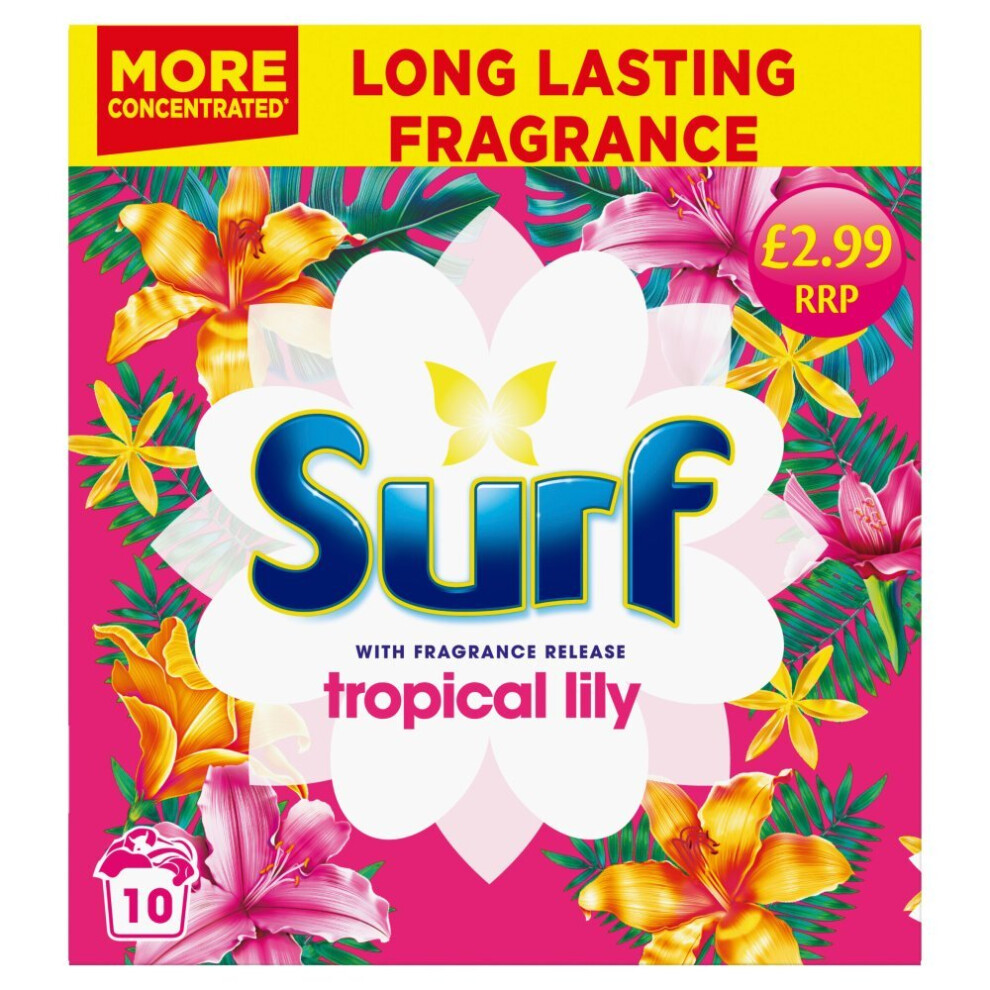 Surf LAUNDRY POWDER Tropical 500 G 10 Washes (Pack of 7)