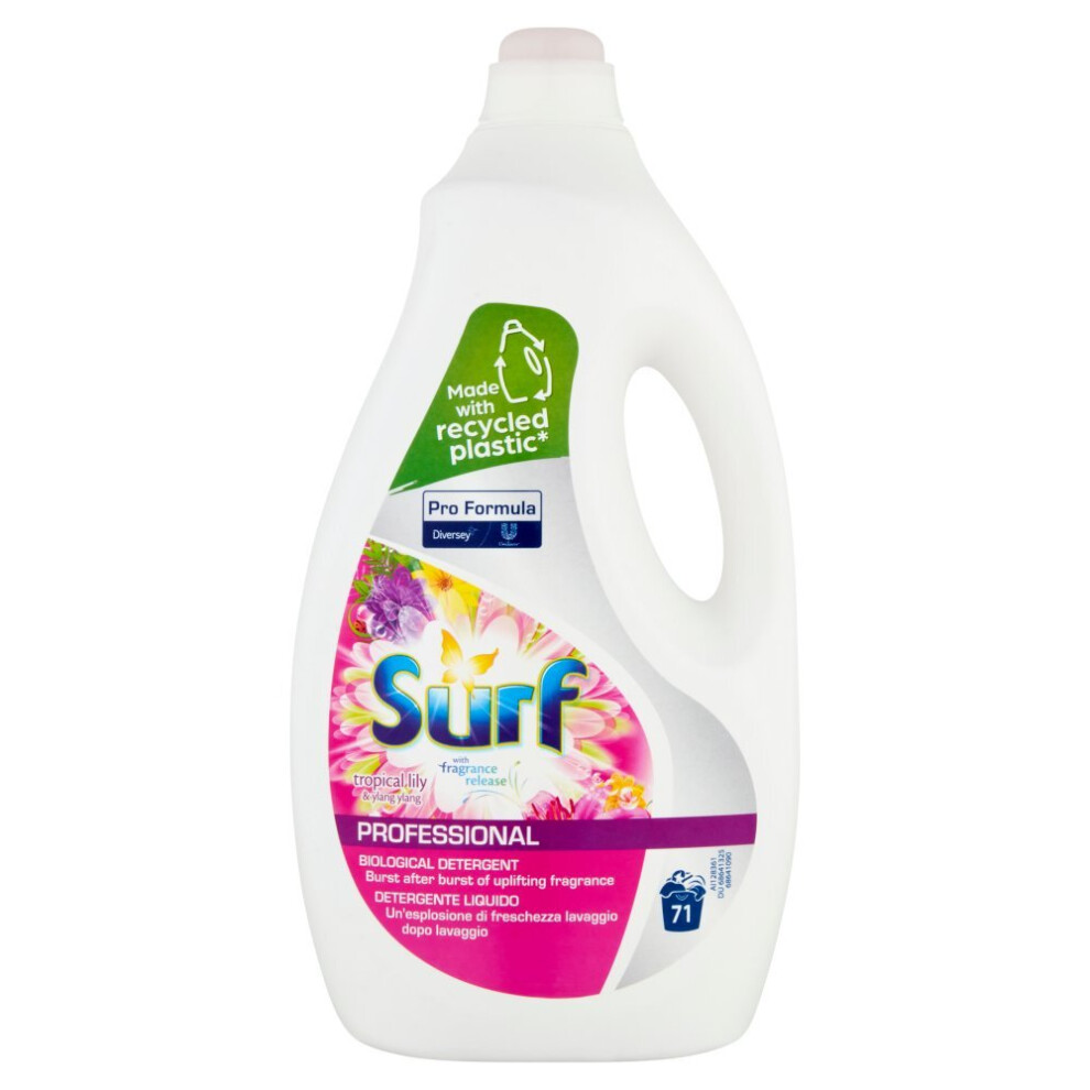 Surf Tropical Lily & Ylang Ylang Professional Biological Detergent 5L (Pack Of 1)