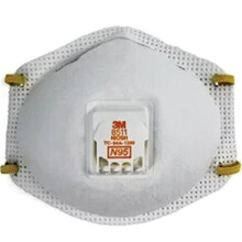 3M MMM-54343 N95 Valved Respirators - Box of 10