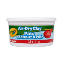Crayola CYO575138 2.5 lbs Air Dry Modeling Clay, Red