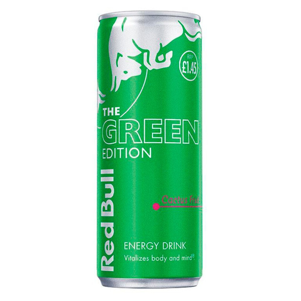 Red Bull Energy Drink, Green Edition 250ml (Pack of 12)