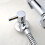 NES Home Modern Chrome Handheld Bidet Douche Toilet Spray Kit 5