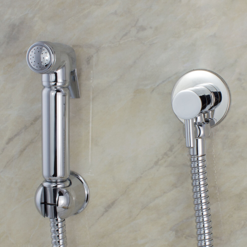 Modern Chrome Handheld Bidet Douche Toilet Spray Kit 4244012041309