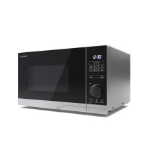 Sharp YC-PS254AU-S 25L 900W magnetron met 8 automatische programma's - Zilver