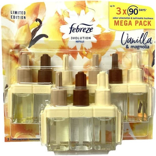 Febreze 3 x 20ml Febreze 3Volution Plug in refill - Vanilla & Magnolia