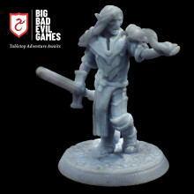 Vampire Lord Miniature | High Quality 3D Prinited mini perfect for D&D and other fantacy RPGs