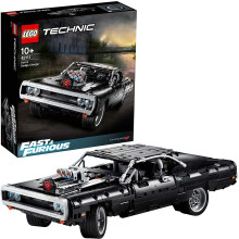 LEGO Technic Fast & Furious Dom's Dodge Charger 42111 - 1,077-Piece Display Model with V8 Engine, Pistons, Nitro & Wheelstand
