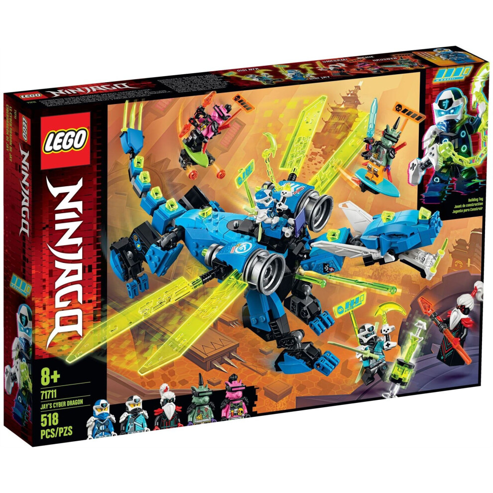 Lego Ninjago Jay's Cyber Dragon Mech 71711