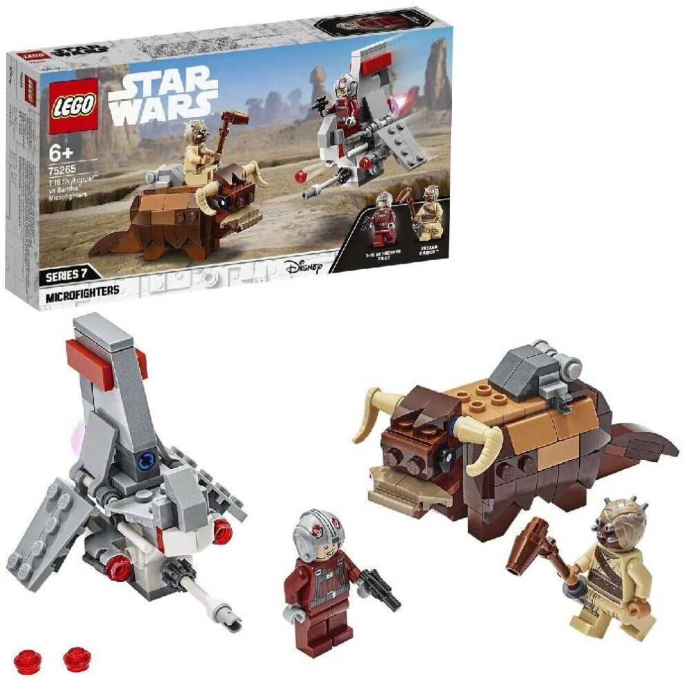 Lego Star Wars T-16 Skyhopper Vs Bantha Microfighters 75265