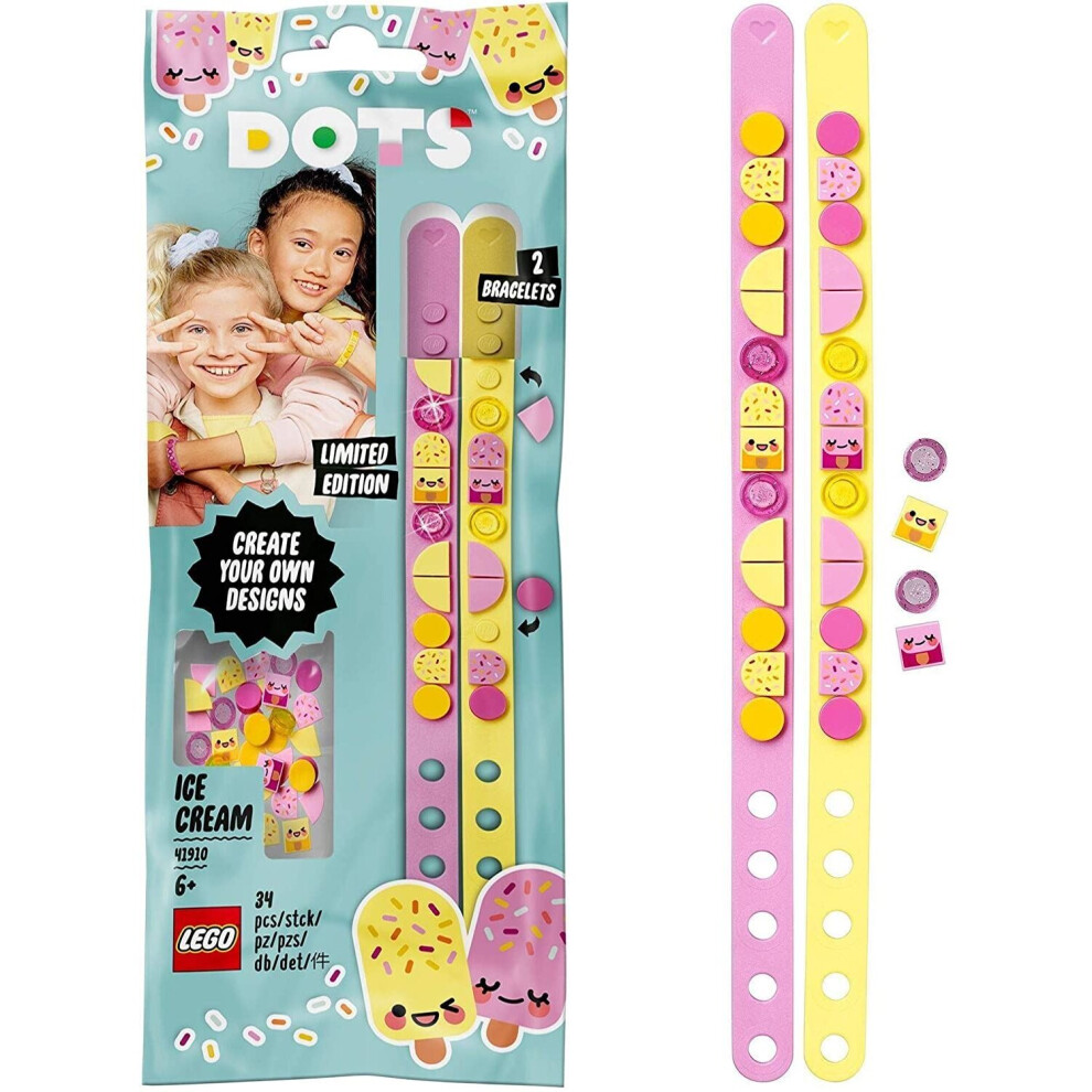 LEGO DOTS Ice Cream Besties Bracelets Jewellery Set 41910