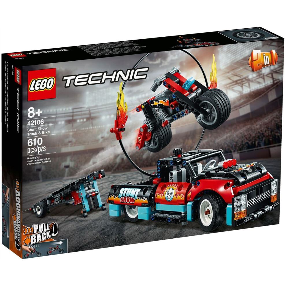 Lego Technic Stunt Show Truck & Bike 42106