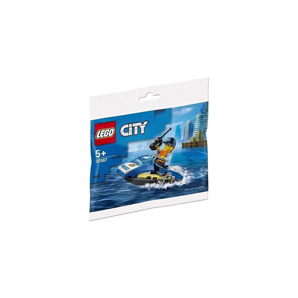 LEGO City Police Jet Ski Polybag Set 30567 (Bagged)