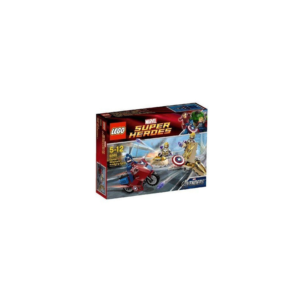 LEGO Super Heroes 6865 Captain Americas Avenging Cycle Set