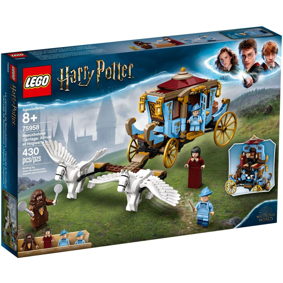LEGO Harry Potter Beauxbatonsï¾' Carriage: Arrival at Hogwarts Set 75958 