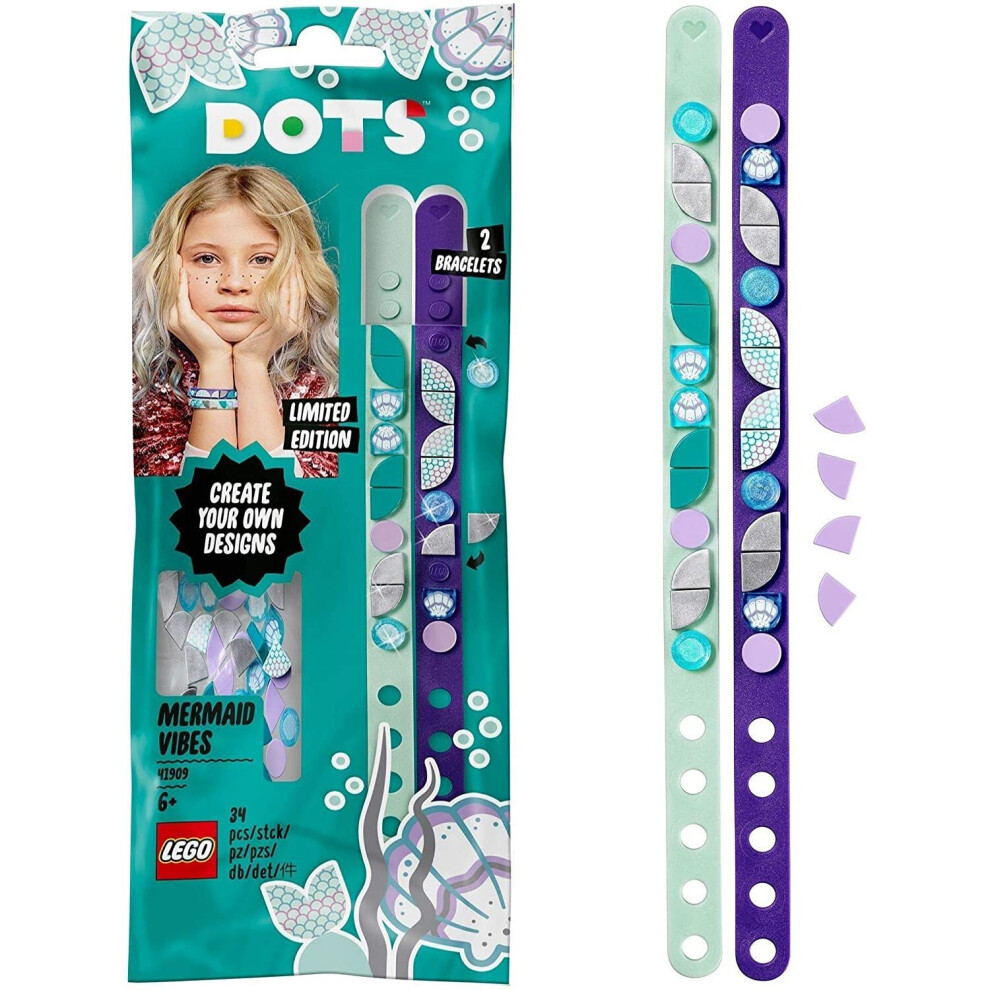 LEGO DOTS Mermaid Vibes Bracelets Jewellery Set 41909