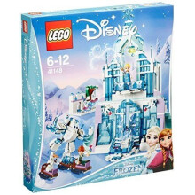 LEGO Disney Frozen Elsa's Magical Ice Palace 43172 Zestaw Zamek Toy Castle z Mini Dolls Castle Playset z popularnymi zamrozonymi postaciami, w ty