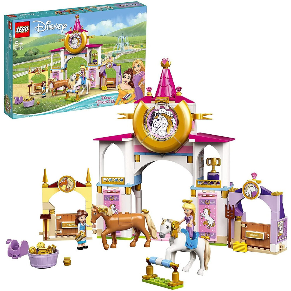 LEGO Disney Princess Belle and Rapunzel's Royal Stables 43195