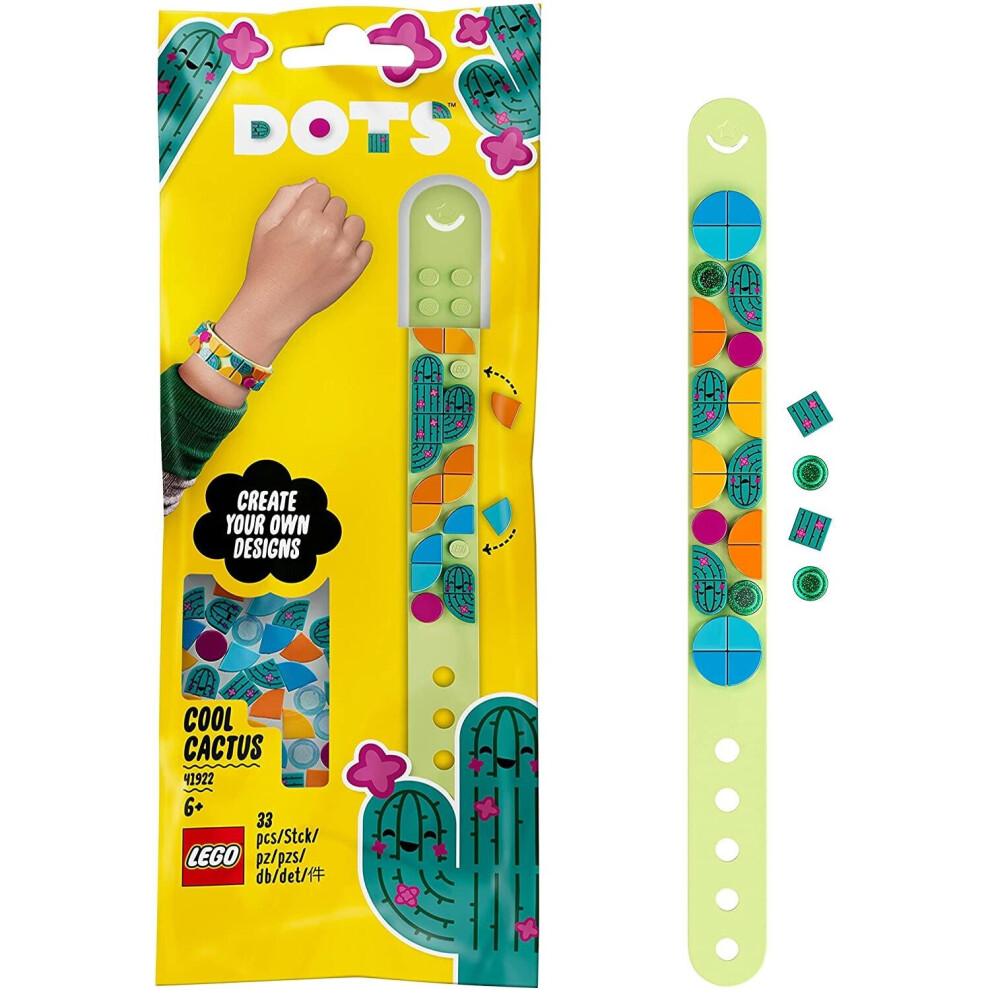 LEGO DOTS Cool Cactus Bracelet Polybag 41922