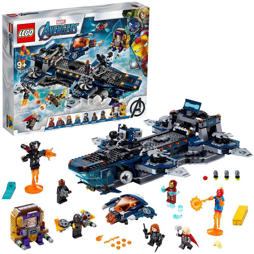 Avengers aircraft carrier hot sale lego