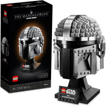 LEGO 75328 Star Wars Het Mandaloriaanse Helm Bouwmodel, Decoratie en Cadeau Voor Volwassenen