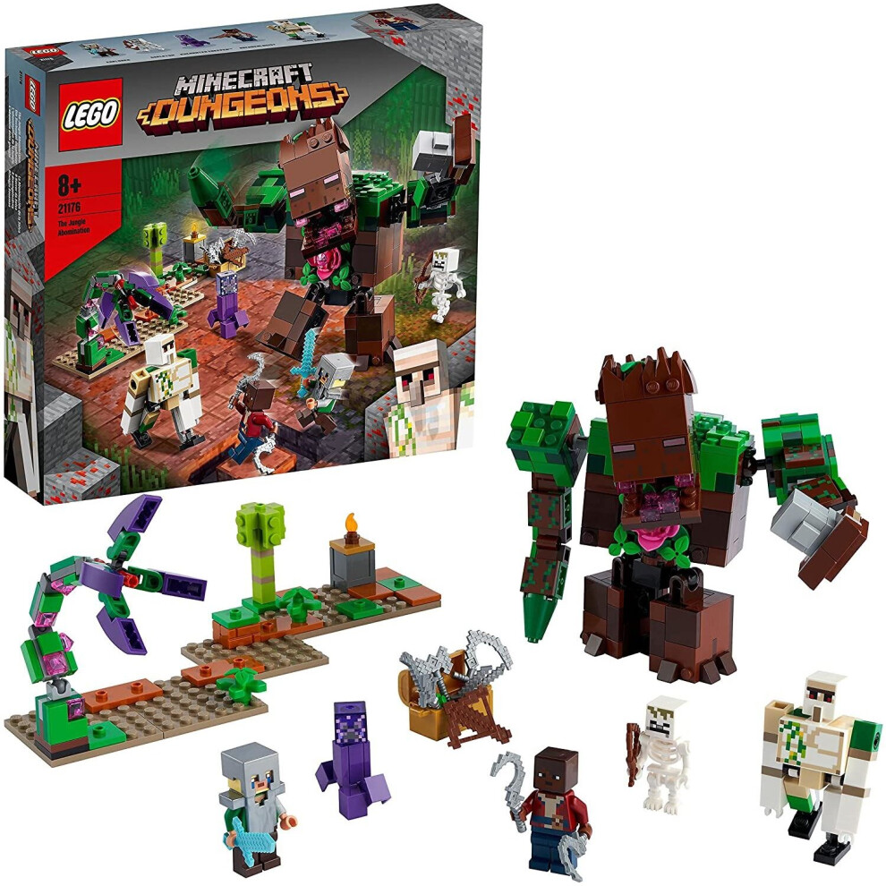 LEGO Minecraft The Jungle Abomination Dungeons 21176