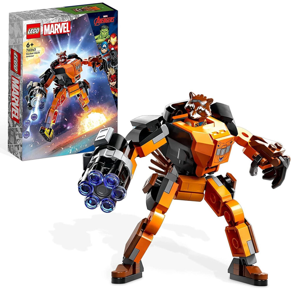 LEGO Marvel Rocket Mech Armour Set 76243