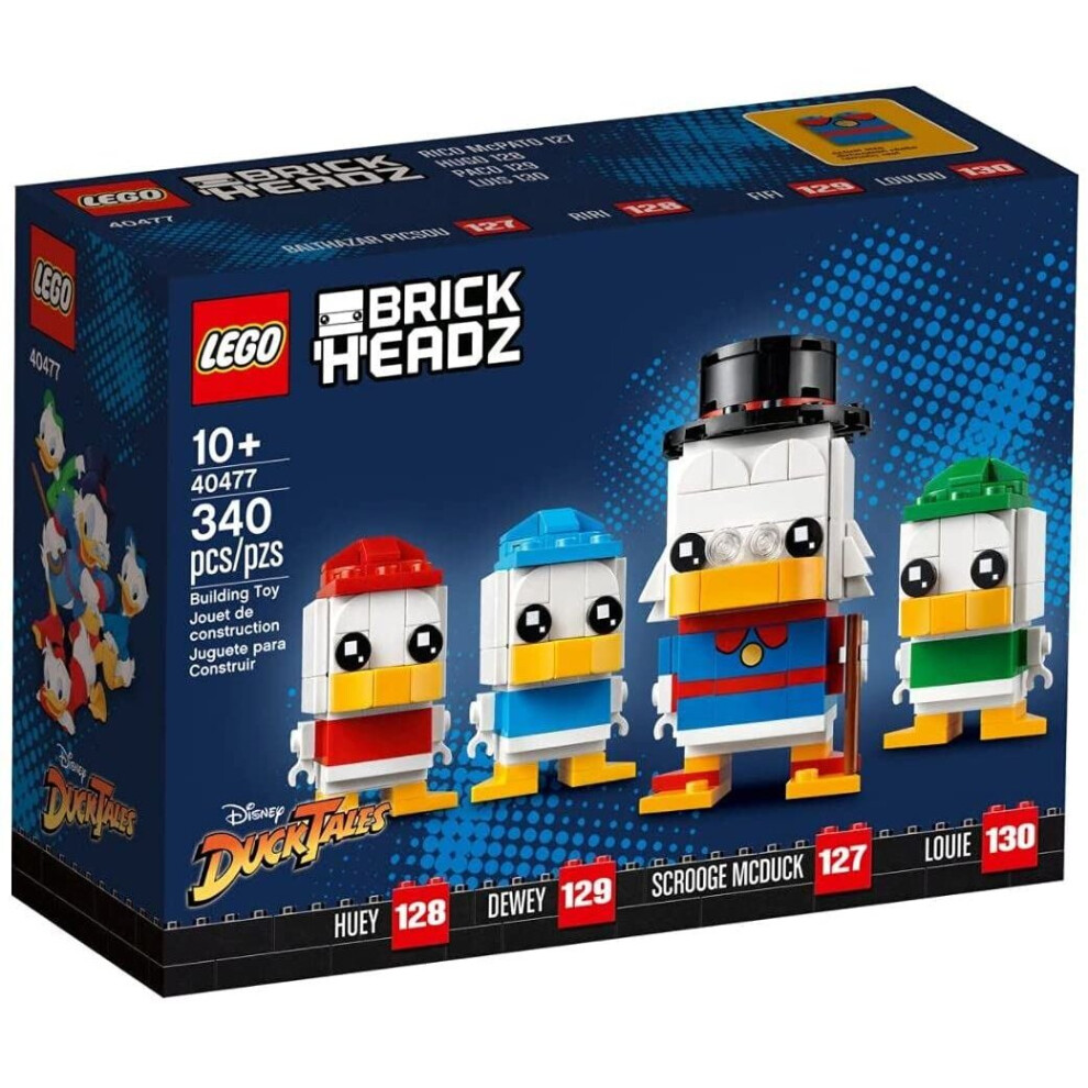 LEGO Brickheadz Huey Dewey Scrooge McDuck and Louie 40477