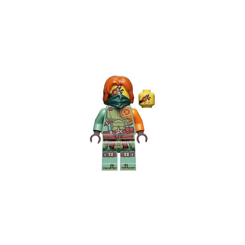 LEGO Ninjago Ronin Legacy Green Bandana Minifigure from 71741