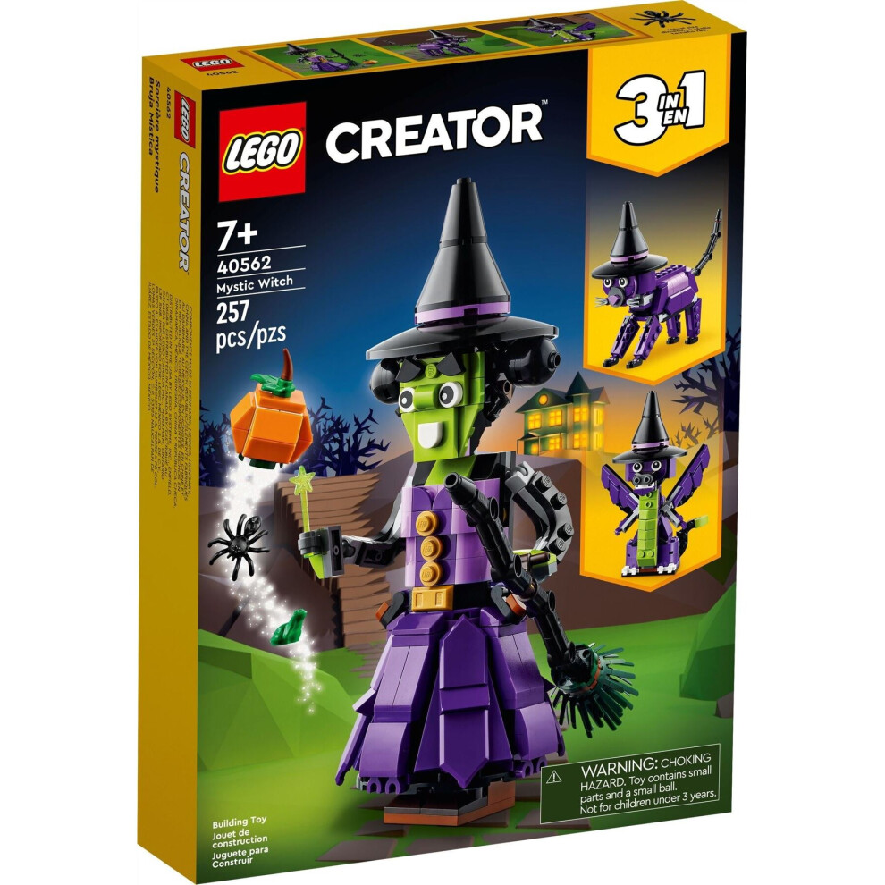 LEGO Creator 3 in 1 Halloween Mystic Witch Set 40562