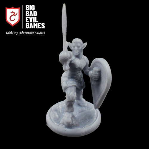 High Elf Fighter Miniature | Elven Warrior for Dungeons and Dragons 1