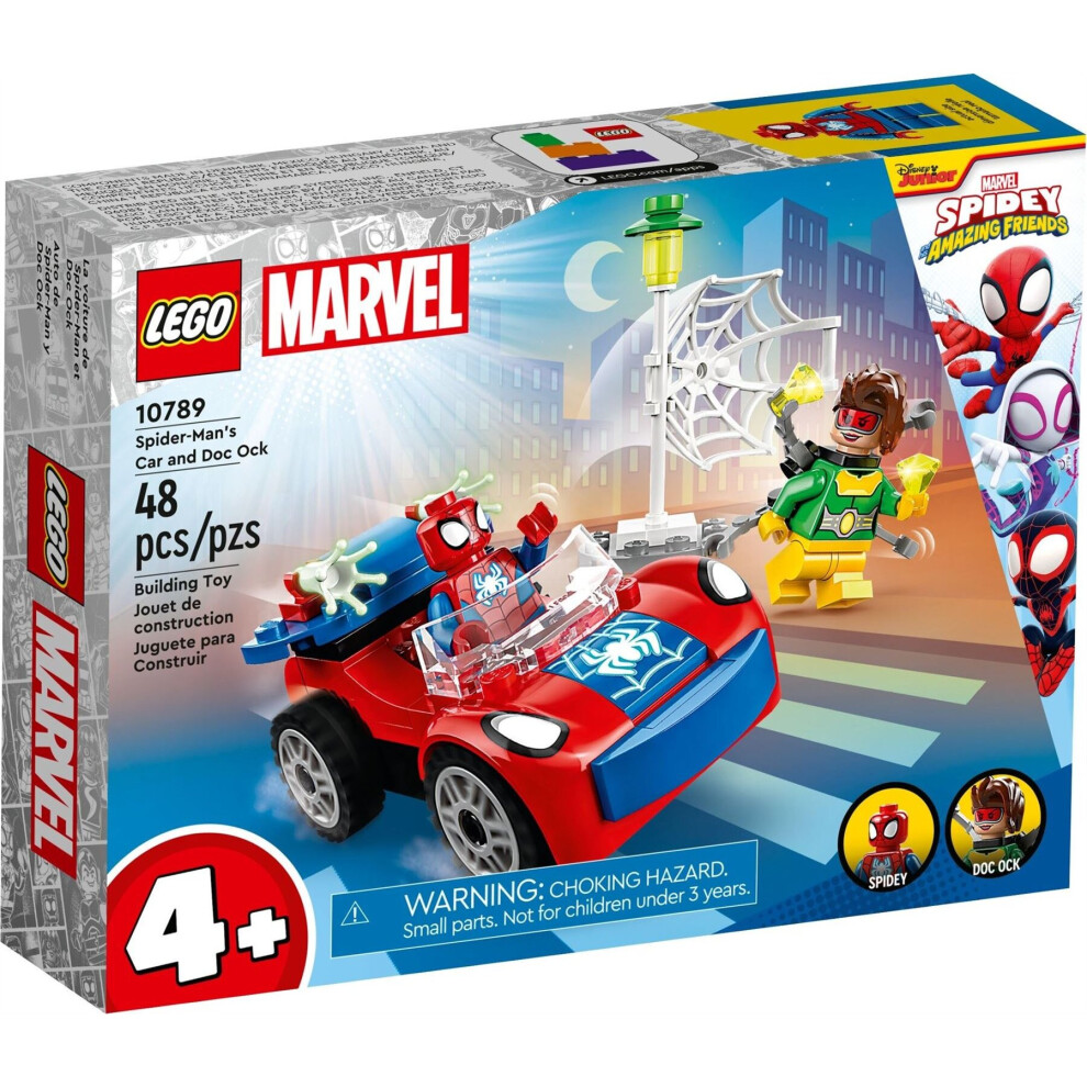Lego Marvel Super Heroes Spider-Man's Car And Doc Ock Set 10789