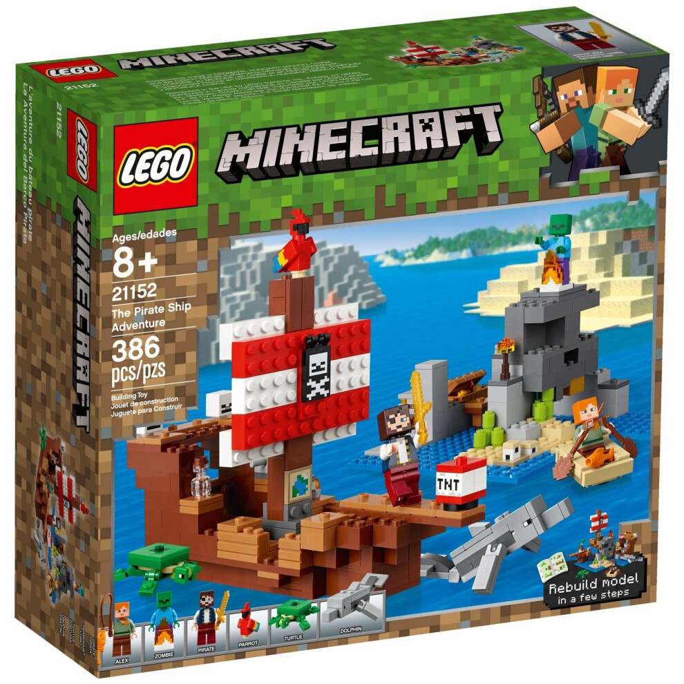 LEGO Minecraft The Pirate Ship Adventure 21152