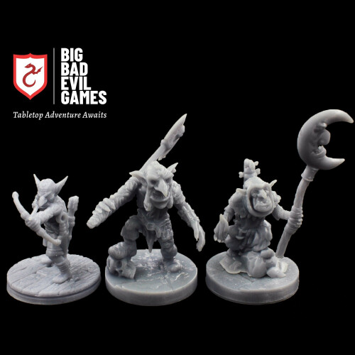 The Goblins are coming! Goblin Miniature Set 2 | scale for D&D 1