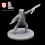 Dwarf Fighter with Axe and Shield Miniature | perfect for D&D 3